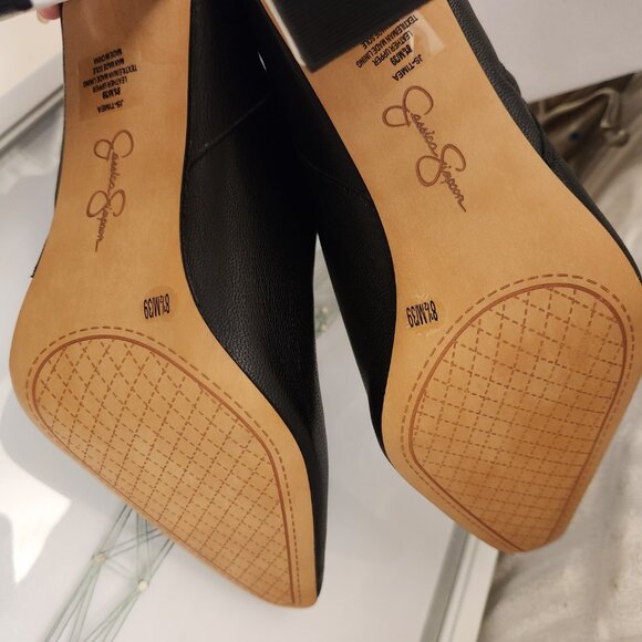 Jessica Simpson Timea Leather Heeled Women's Ankle Boots Size 8.5. NIB - Picture 7 of 10